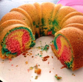 Gekleurde Cake